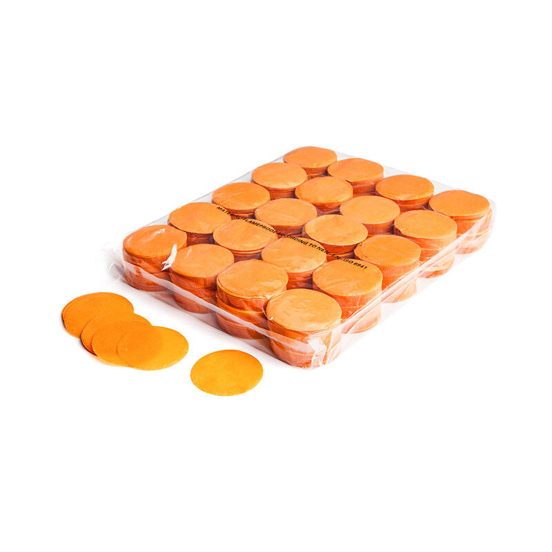 The Confetti Maker Slowfall confetti round - Orange CON02OR