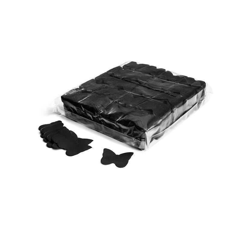 The Confetti Maker Slowfall confetti butterfly - Black CON07BL