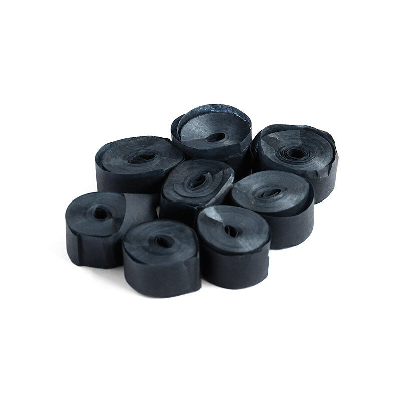The Confetti Maker Streamer 5 m x 0,85 cm - Black STR01BL