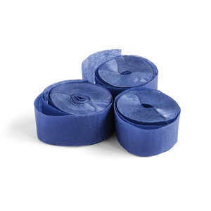 The Confetti Maker Streamer 10 m x 1,5 cm - Dark blue STR02DB