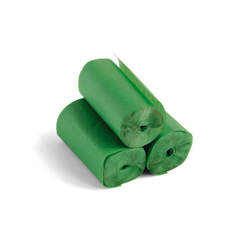 The Confetti Maker Streamer 10m x 5 cm - Dark Green STR03DG