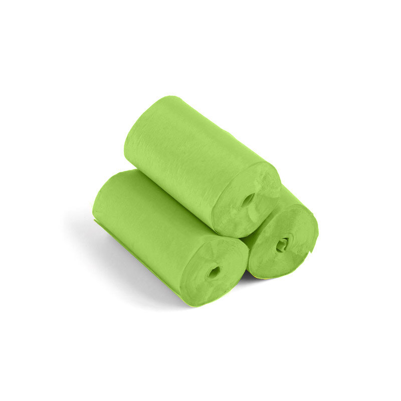 The Confetti Maker Stadium streamer 20m x 5 cm - Light Green STR04LG
