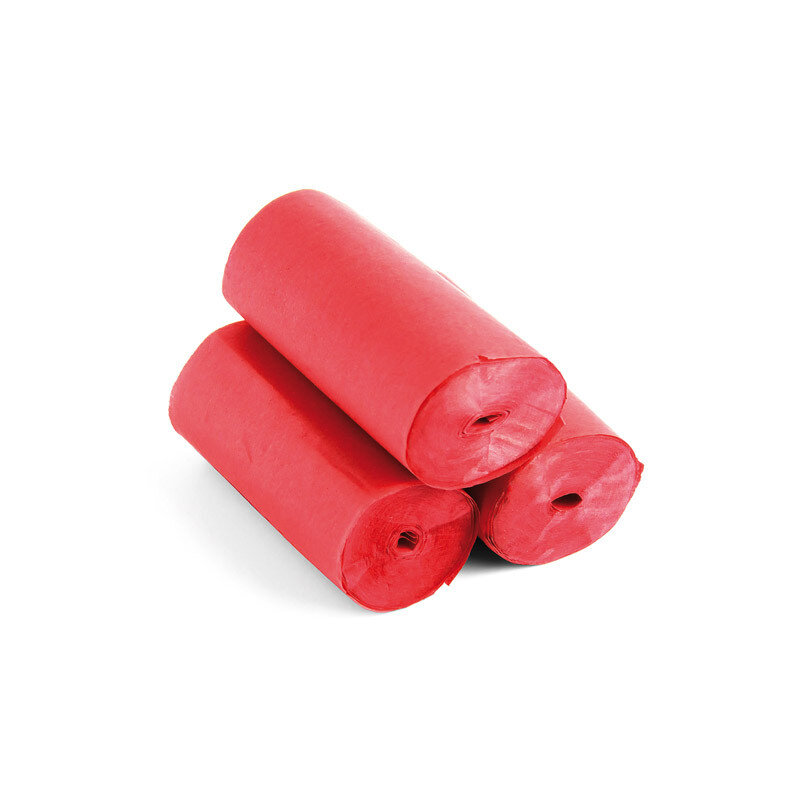 The Confetti Maker Stadium streamer 20m x 5 cm - Red STR04RD