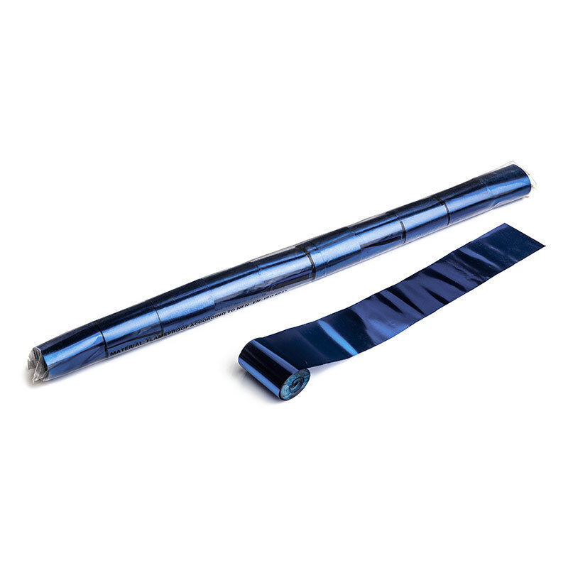 The Confetti Maker Metallic Stadium Streamer 20m x 5 cm - blue STR08DB
