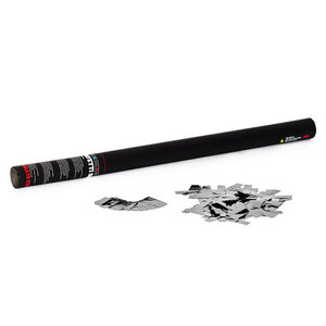 The Confetti Maker Handheld Cannon 80 cm metallic confetti - Silver HCC09SL