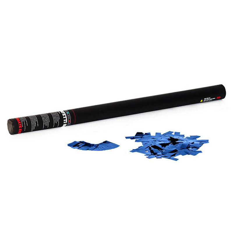 The Confetti Maker Handheld Cannon 80 cm metallic confetti - blue HCC09DB