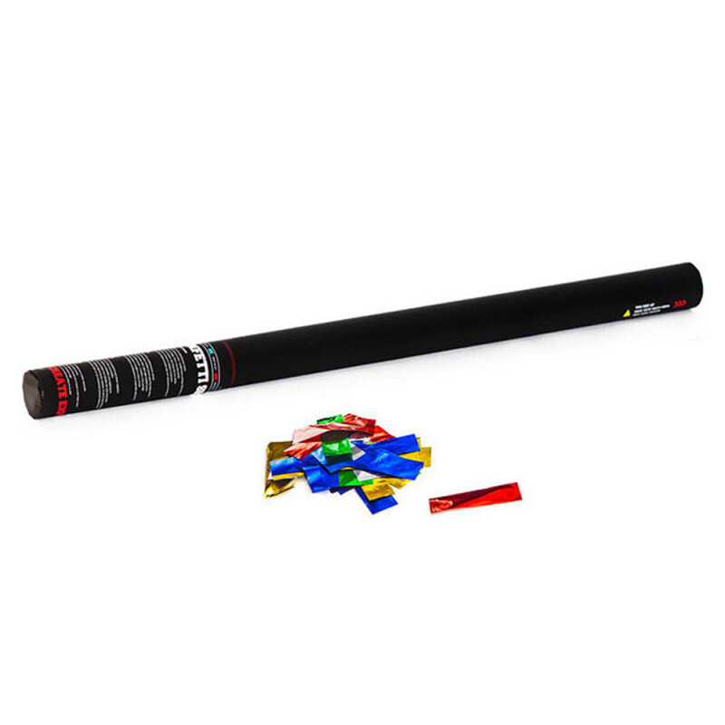 The Confetti Maker Handheld Cannon 80 cm metallic confetti - Multicol HCC09MC