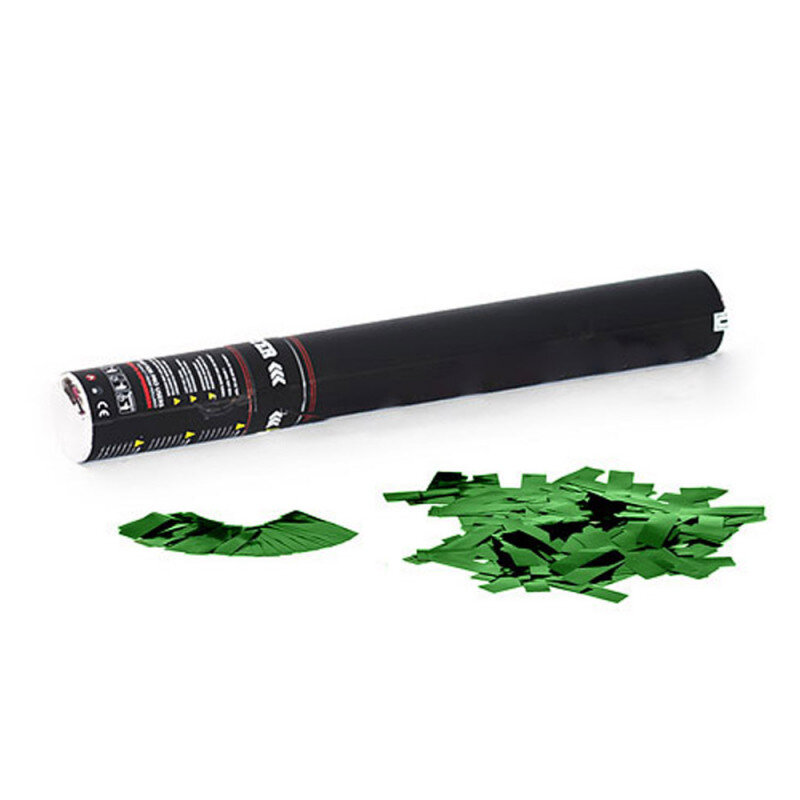 The Confetti Maker Handheld Cannon 50 cm metallic confetti - Green HCC05DG