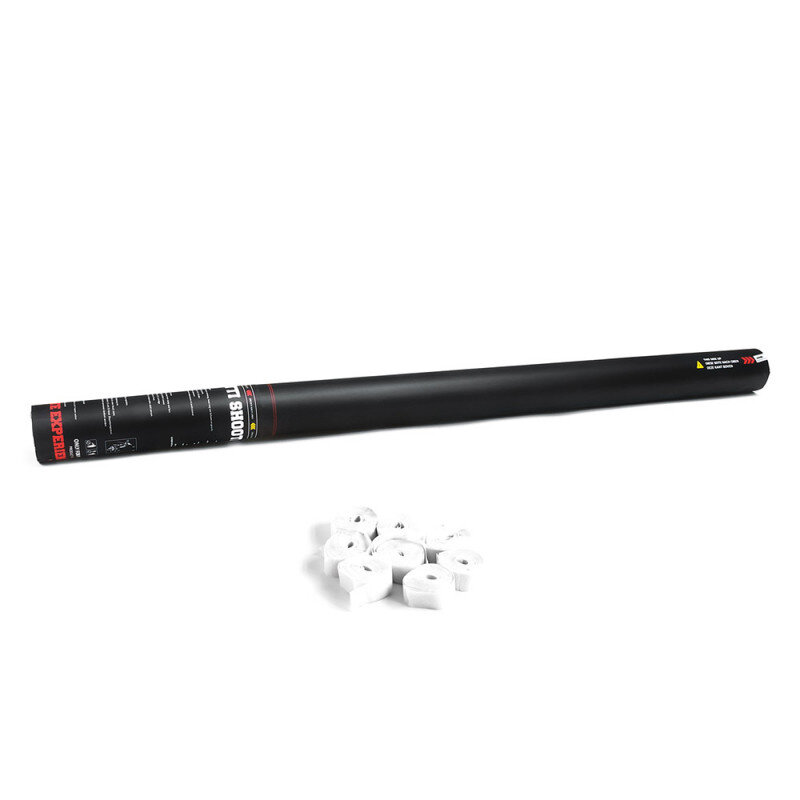 The Confetti Maker Handheld Cannon 80 cm streamer - White HSC04WH