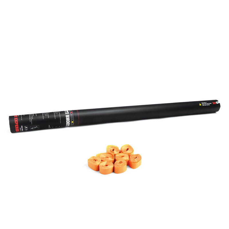 The Confetti Maker Handheld Cannon 80 cm streamer - Orange HSC04OR