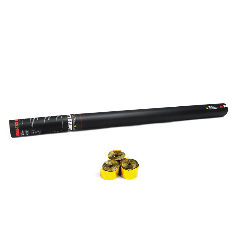 The Confetti Maker Handheld Cannon 80 cm metallic streamer - Gold HSC06GL