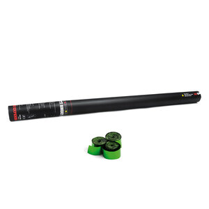 The Confetti Maker Handheld Cannon 80 cm metallic streamer - Green HSC06DG