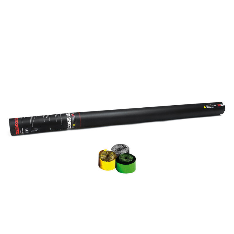 The Confetti Maker Handheld Cannon 80 cm metallic streamer - Multicol HSC06MC