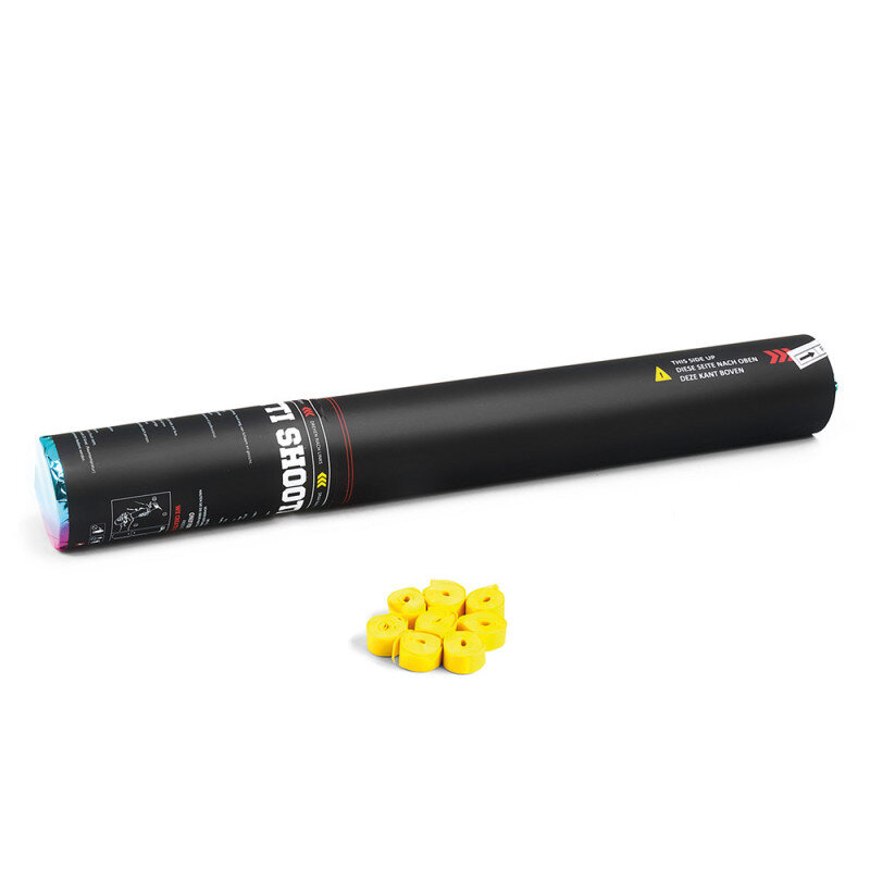 The Confetti Maker Handheld Cannon 50 cm streamer - Yellow HSC03YL