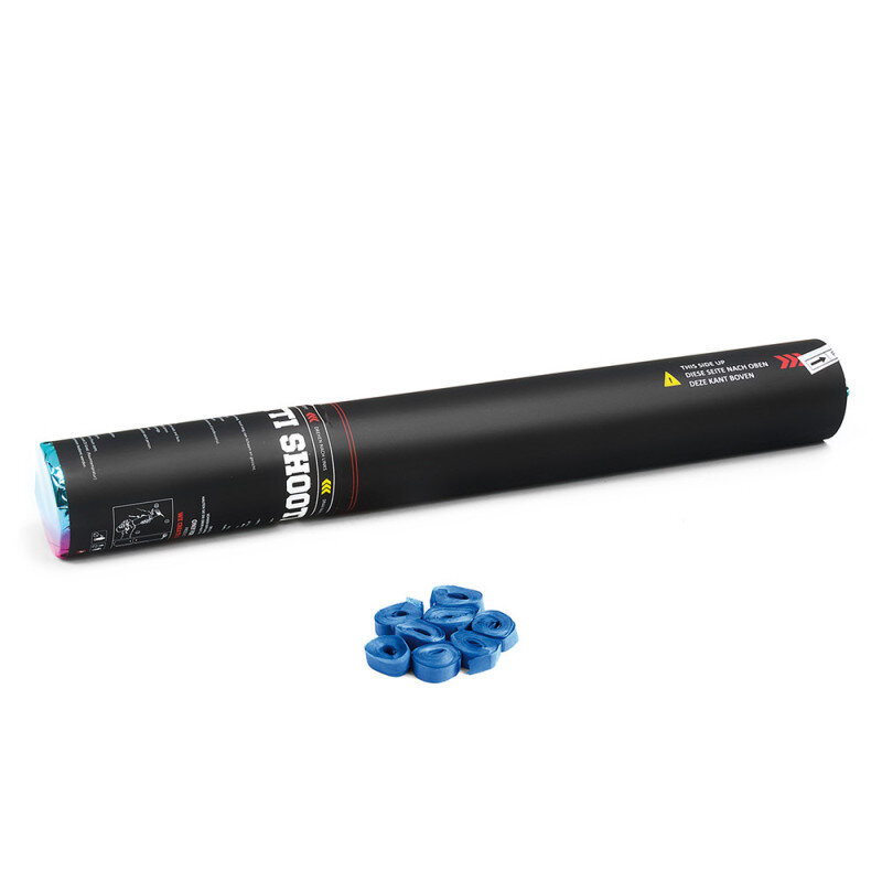 The Confetti Maker Handheld Cannon 50 cm streamer - Dark blue HSC03DB