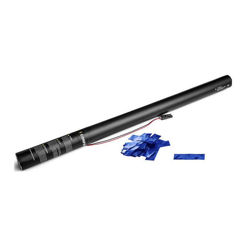 The Confetti Maker Electric Cannon 80 cm metallic confetti - blue ECC06DB