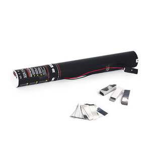 The Confetti Maker Electric Cannon 50 cm confetti - White/Silver EC03WSM