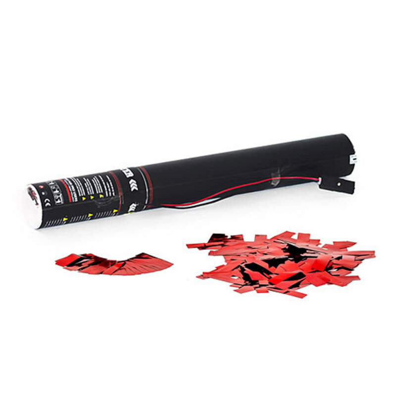 The Confetti Maker Electric Cannon 50 cm metallic confetti - Red ECC03RD