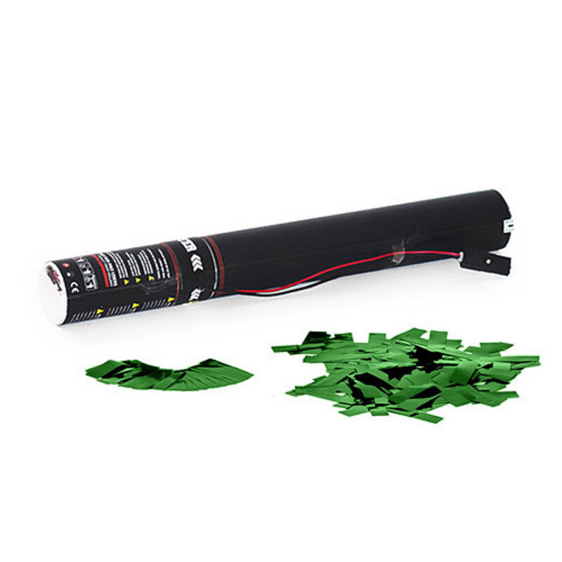 The Confetti Maker Electric Cannon 50 cm metallic confetti - Green ECC03DG