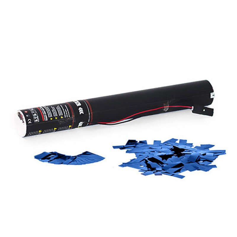 The Confetti Maker Electric Cannon 50 cm metallic confetti - blue ECC03DB