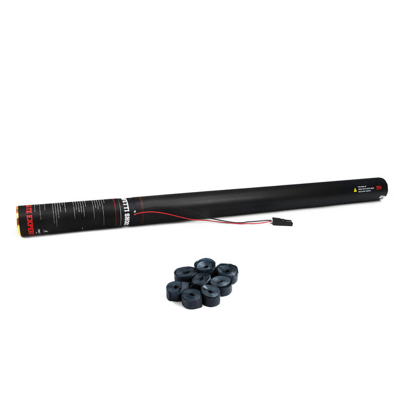 The Confetti Maker Electric Cannon 80 cm streamer - Black ESC03BL
