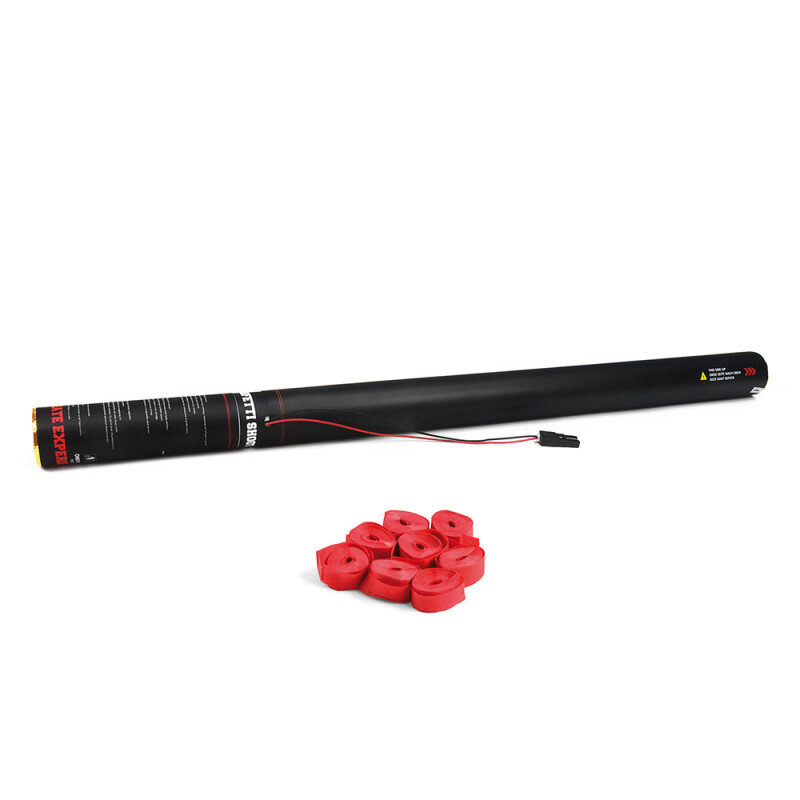 The Confetti Maker Electric Cannon 80 cm streamer - Red ESC03RD
