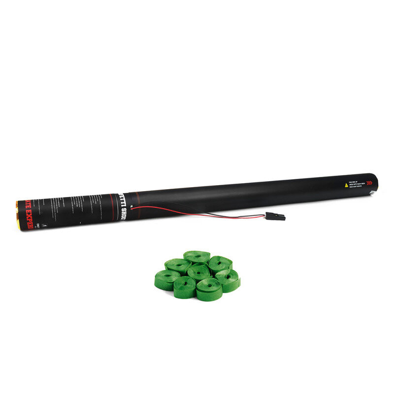 The Confetti Maker Electric Cannon 80 cm streamer - Dark Green ESC03DG