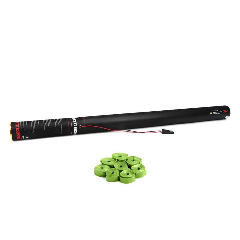 The Confetti Maker Electric Cannon 80 cm streamer - Light Green ESC03LG