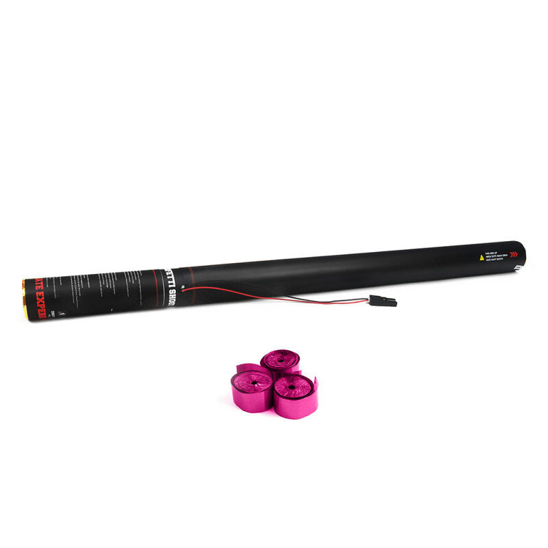 The Confetti Maker Electric Cannon 80 cm metallic streamer - Pink ESC04PK