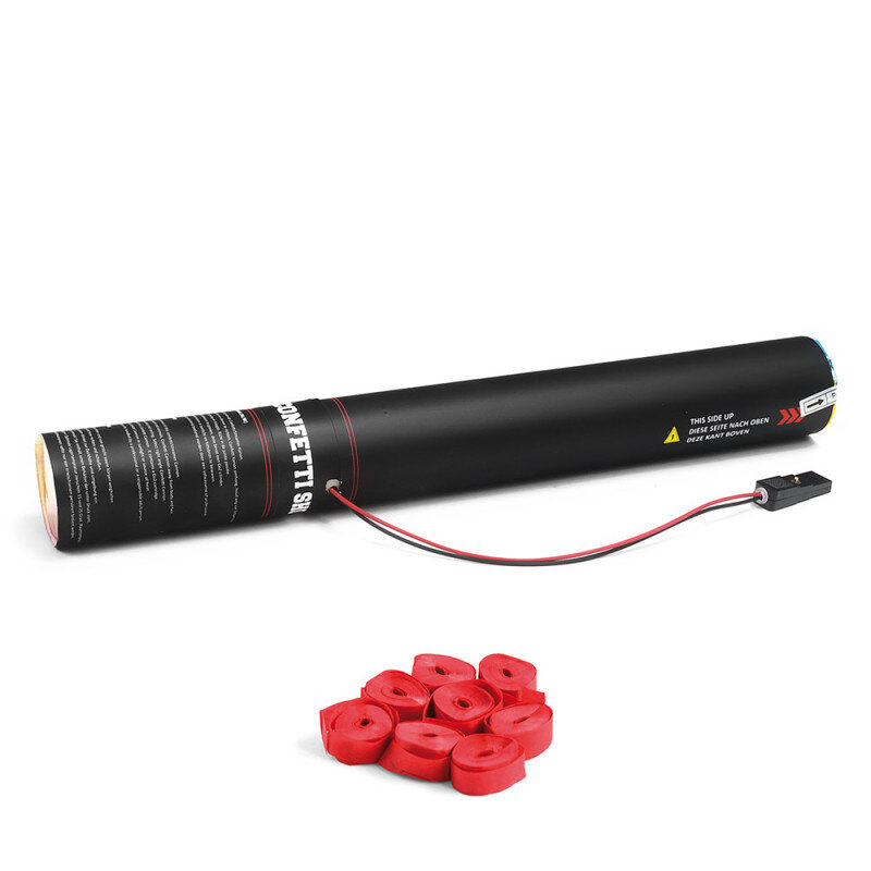 The Confetti Maker Electric Cannon 50 cm streamer - Red ESC01RD