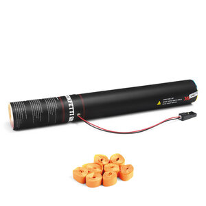 The Confetti Maker Electric Cannon 50 cm streamer - Orange ESC01OR
