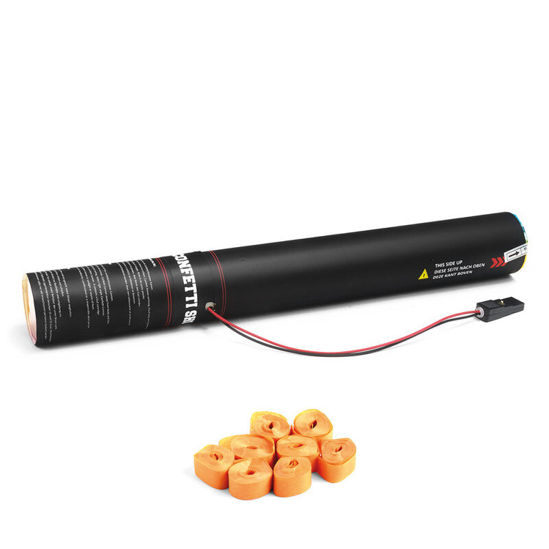 The Confetti Maker Electric Cannon 50 cm streamer - Orange ESC01OR