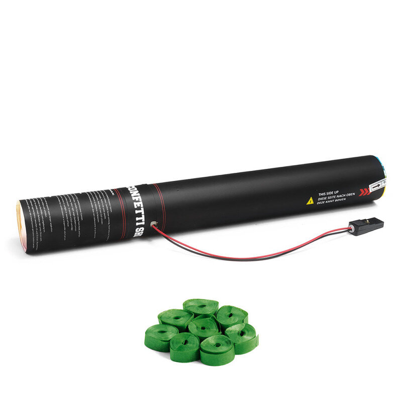 The Confetti Maker Electric Cannon 50 cm streamer - Dark Green ESC01DG