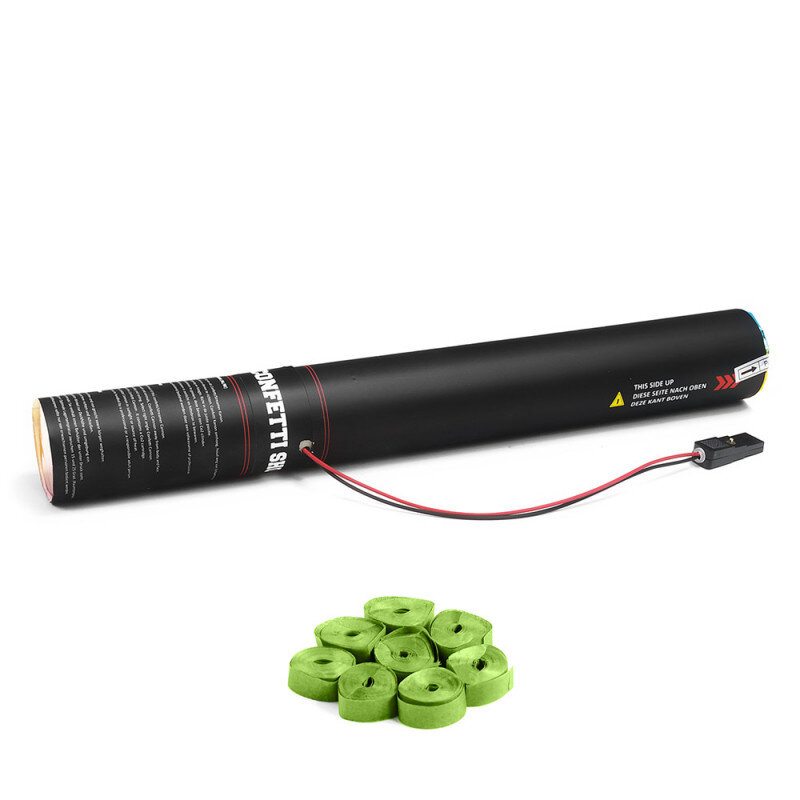 The Confetti Maker Electric Cannon 50 cm streamer - Light Green ESC01LG