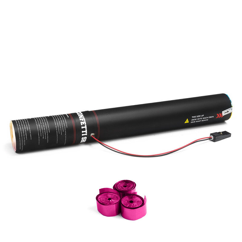 The Confetti Maker Electric Cannon 50 cm metallic streamer - Pink ESC02PK