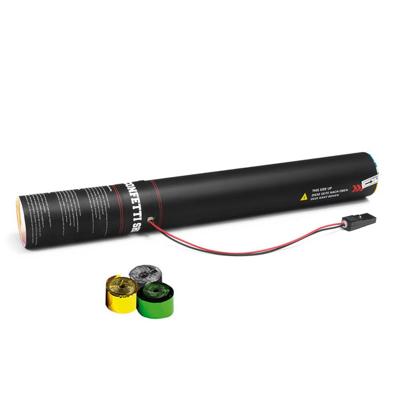 The Confetti Maker Electric Cannon 50 cm metallic streamer - Multicol ESC02MC