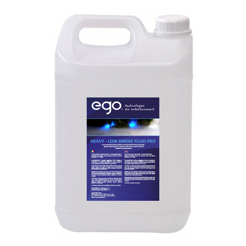EGO Technologies EGO - HEAVY LOW SMOKE FLUID PRO - READY TO USE 500HLSMOKE5L