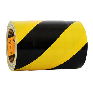 Allcolor Tunnel Tape 686 black-yellow 686BG