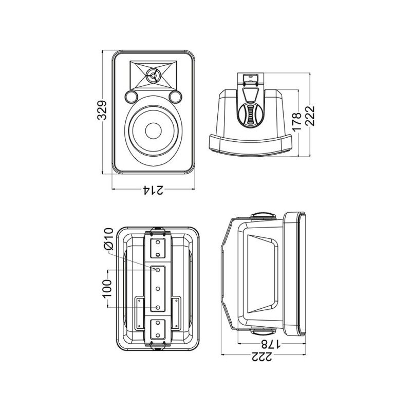 Audiophony PA EHP660IPb  H10919 - 2