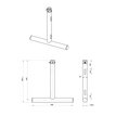 Contestage BT-TRUSS T-Drop arm BLK 450x445  B03482 - 1