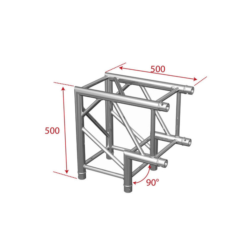 Contestage QUATRO-A01 -blk - Corner 290 heavy 2dir. 90°+ coup H11651 - 1
