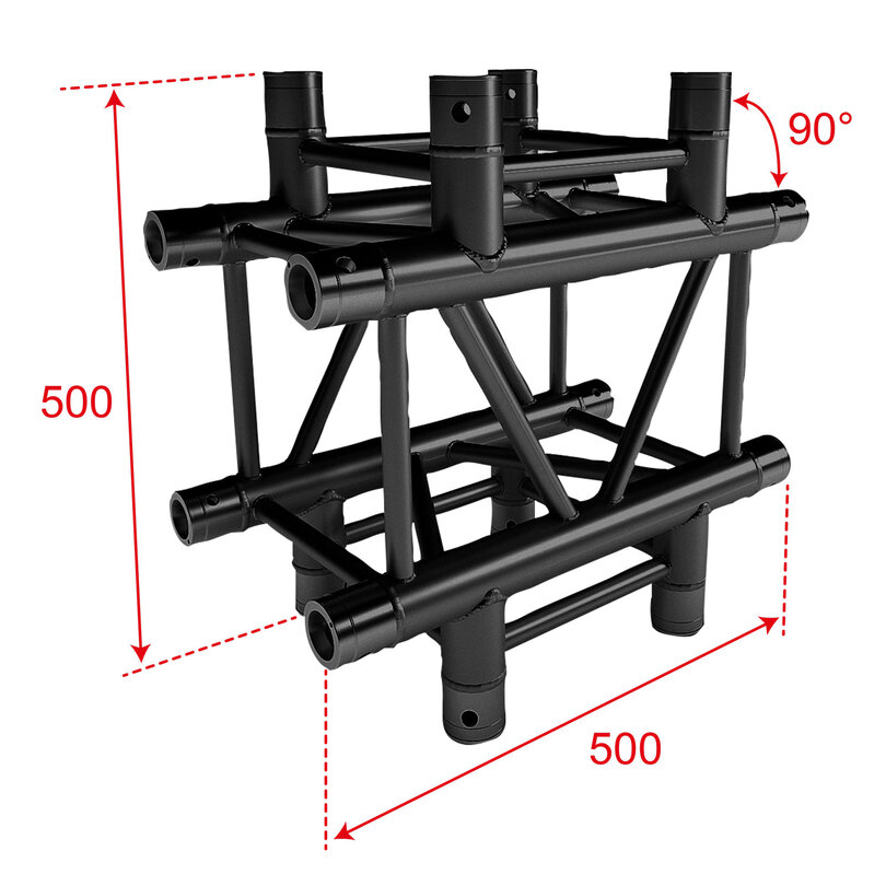 Contest QUATRO-A04 -blk - Corner 290 heavy 4dir. 90°+ coup H11654 - 1