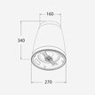 Audiophony PA SHP880B H11628 - 1