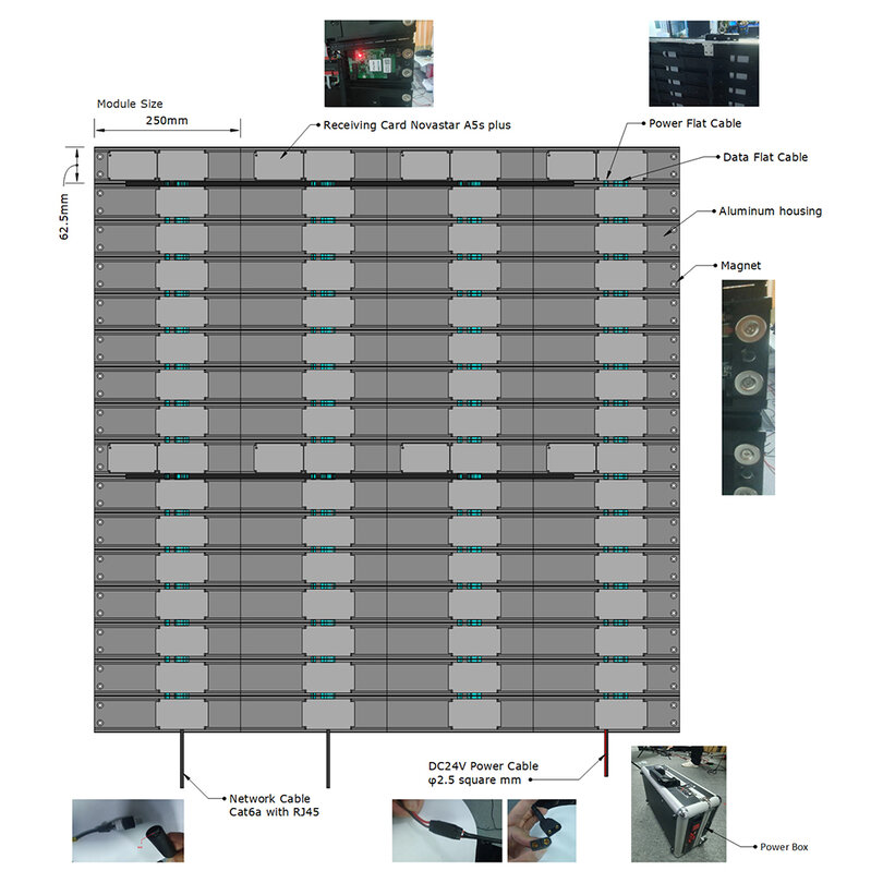 EGO Display EasyROLL kit-P2.6-1X1 ER-P2.6-1X1 - 2