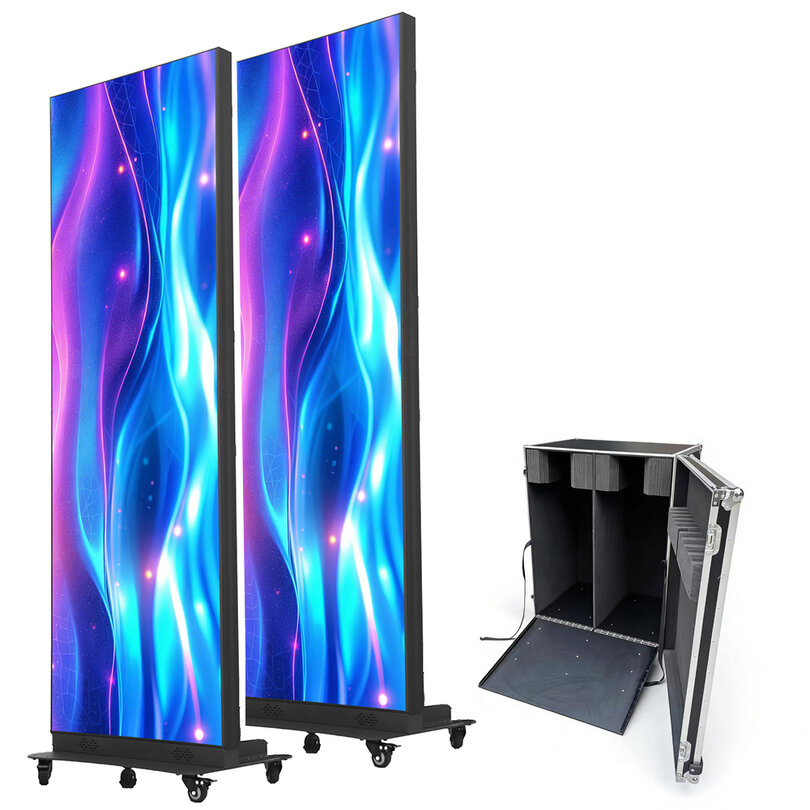 EGO Display P1.86 n°2 Foldable Pixel Totem - Indoor in flight  TOTEM01-P1.86I-C2