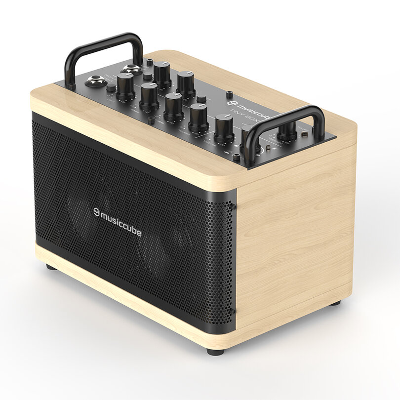 MUSICCUBE Tiny Box D2 - Oak MC-TINYBOXD2OA - 3