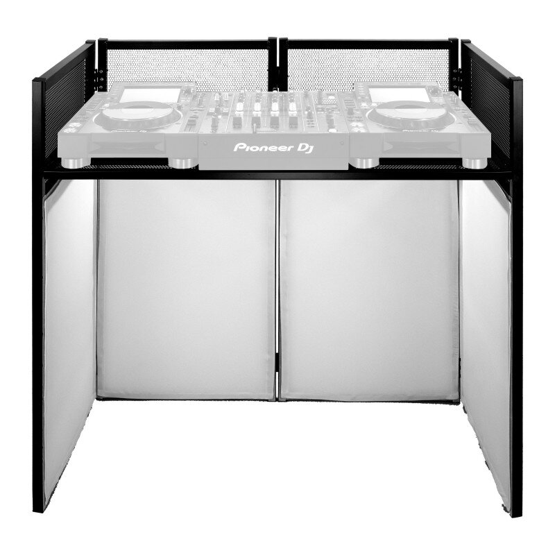 BoomTone DJ DJ Desk White   BOODJDESKWHITE - 5