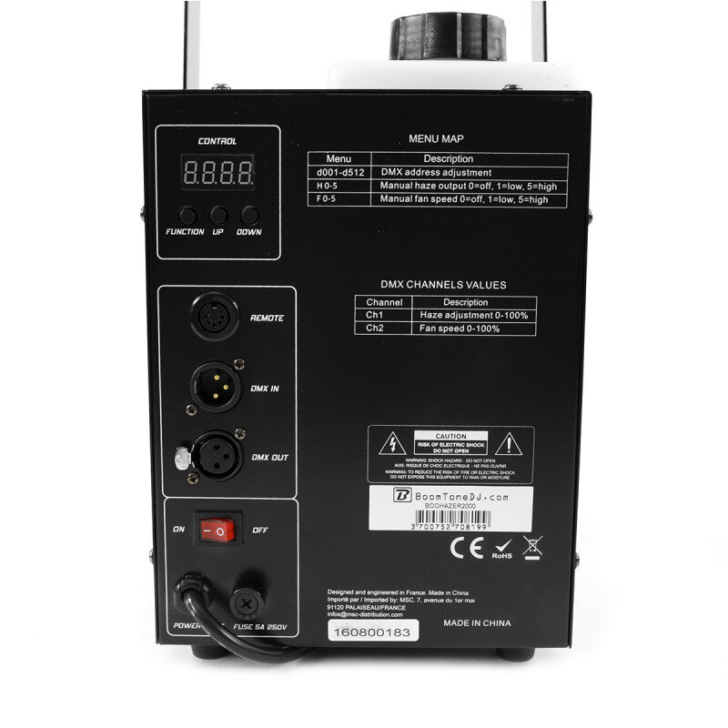 BoomTone DJ HAZER 2000   BOOHAZER2000 - 6