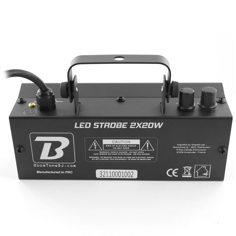 BoomTone DJ LED STROBE 2X20W   BOOLEDSTROBE2X20W - 5