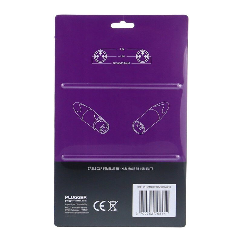 Plugger Cable XLR PLUCABSXF3XM310M0ELI   PLUCABSXF3XM310M0ELI - 2